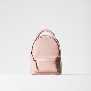 Auxiliary Leather Mini Backpack NWT